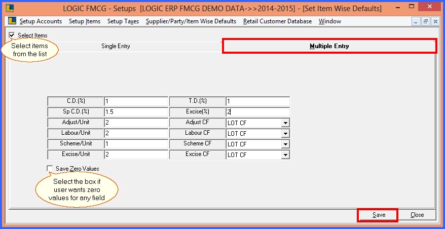 fmcg item wise defaults purchase 3